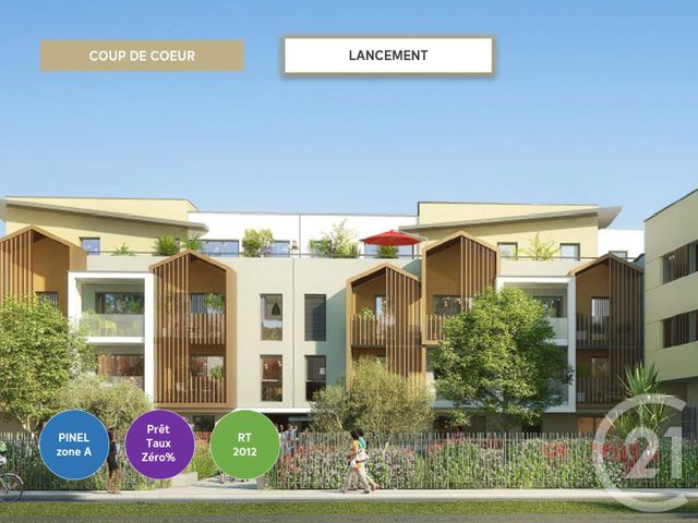 appartement à vendre - 2 pièces - 41.0 m2 - CASTELNAU LE LEZ - 34 - LANGUEDOC-ROUSSILLON - Century 21 Lgi